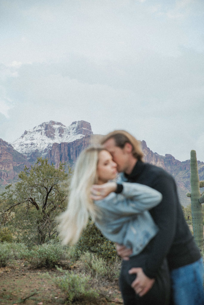 Anniversary session at the Superstition Mountains