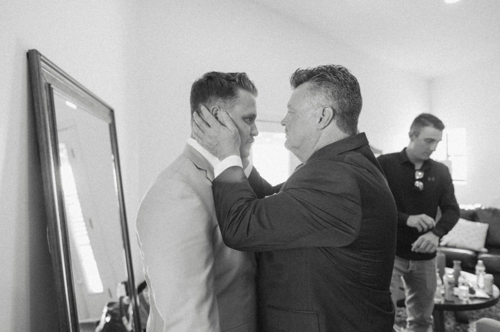 groom and his dad 