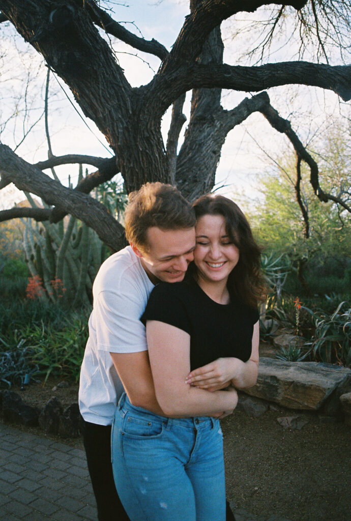 Couples Shoot at the Desert Botanical Gardens