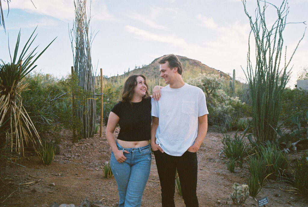 Couples Shoot at the Desert Botanical Gardens