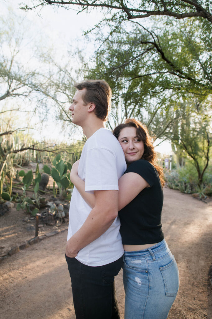 Couples Shoot at the Desert Botanical Gardens