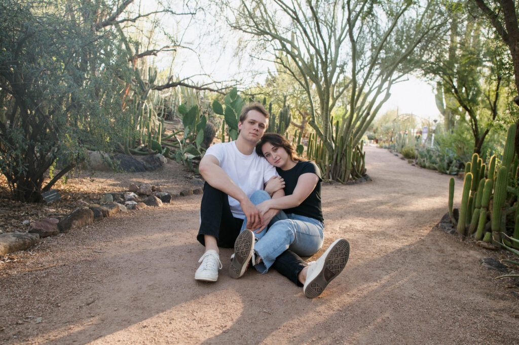 Couples Shoot at the Desert Botanical Gardens