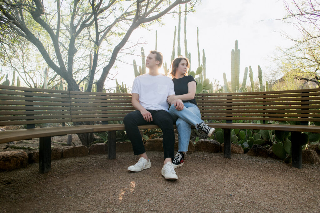 Couples Shoot at the Desert Botanical Gardens