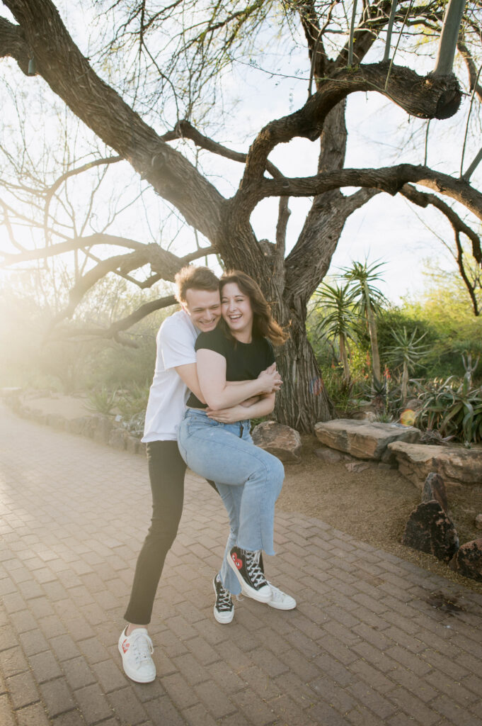 Couples Shoot at the Desert Botanical Gardens