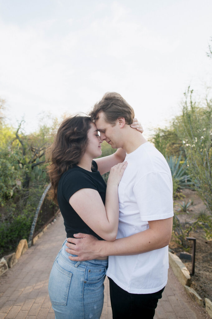 Couples Shoot at the Desert Botanical Gardens