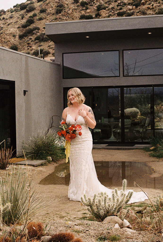 Intimate wedding in Joshua Tree California 