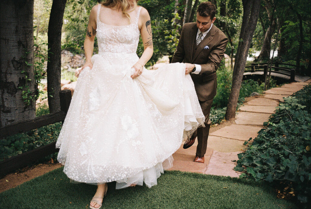 Wedding at L'Auberge in Sedona