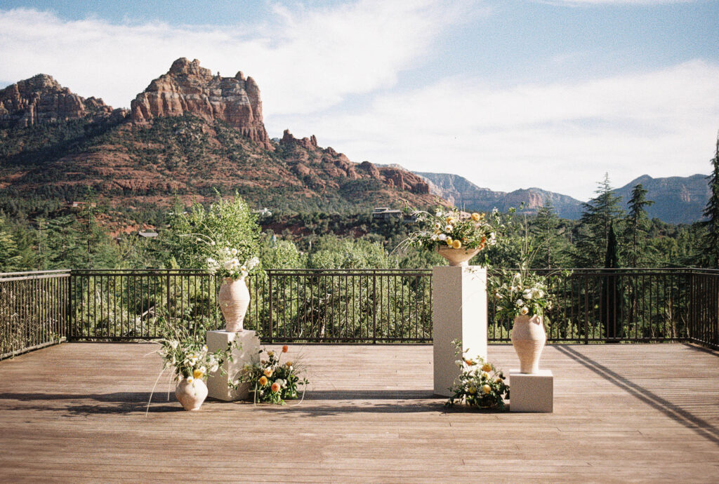 Wedding at L'Auberge in Sedona