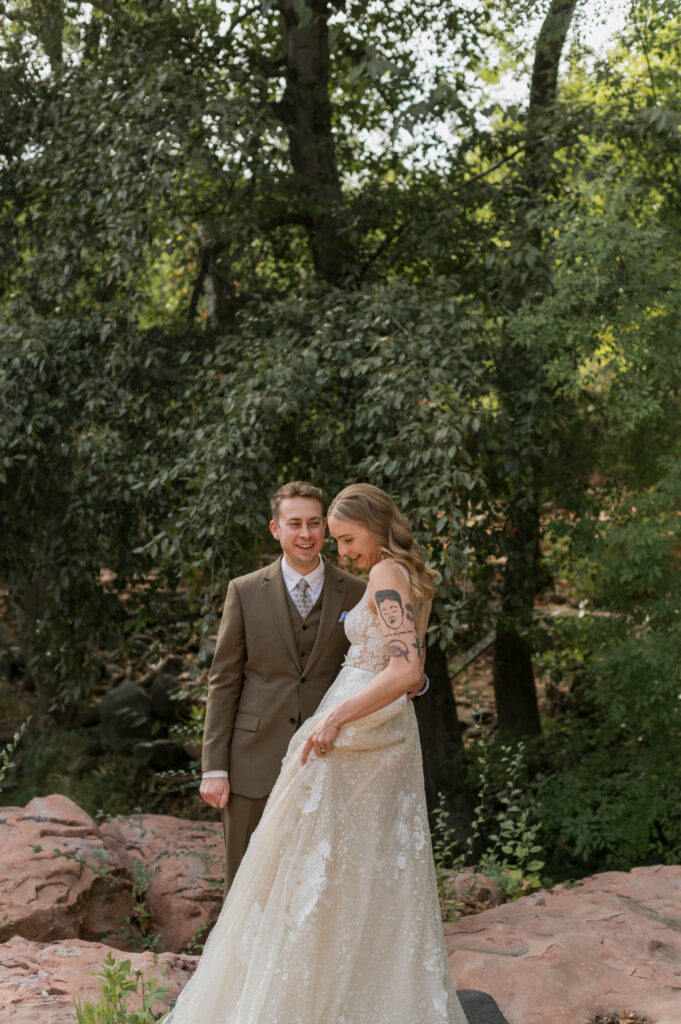 Wedding at L'Auberge in Sedona