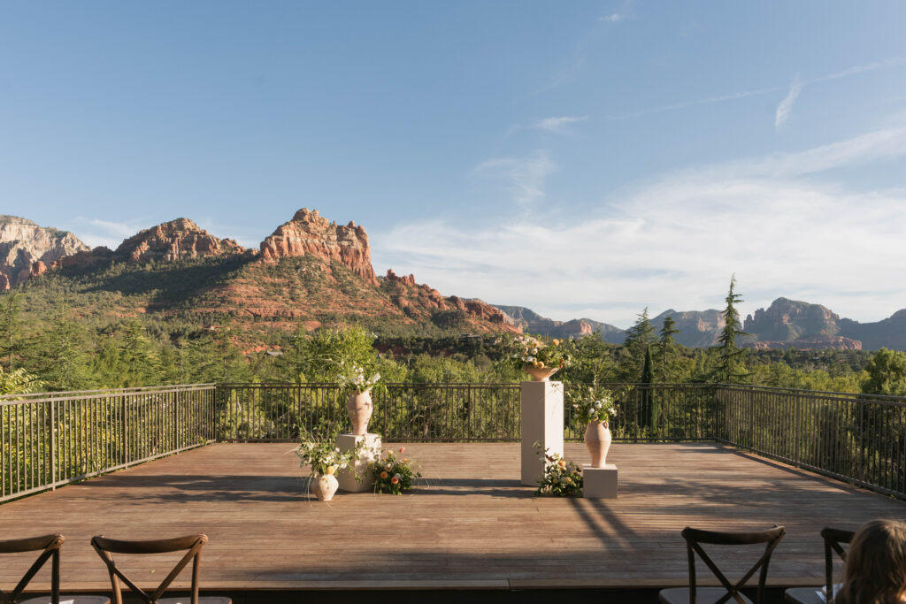 Wedding at L'Auberge in Sedona