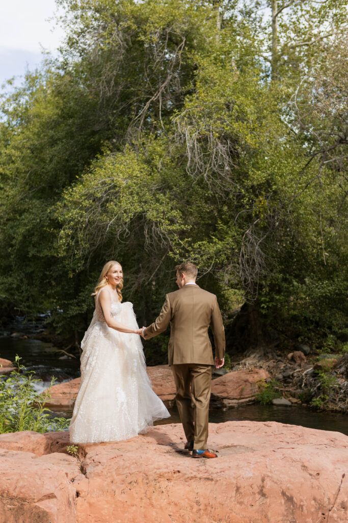 Wedding at L'Auberge in Sedona