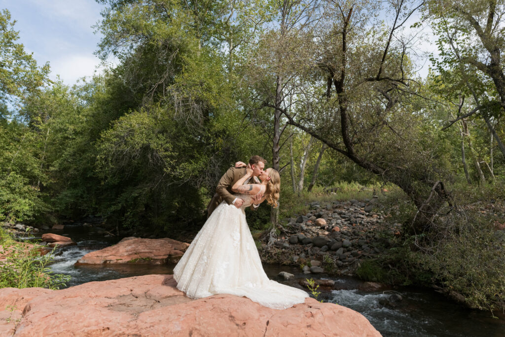 Wedding at L'Auberge in Sedona