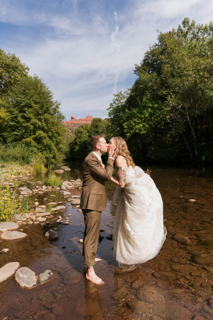 Wedding at L'Auberge in Sedona