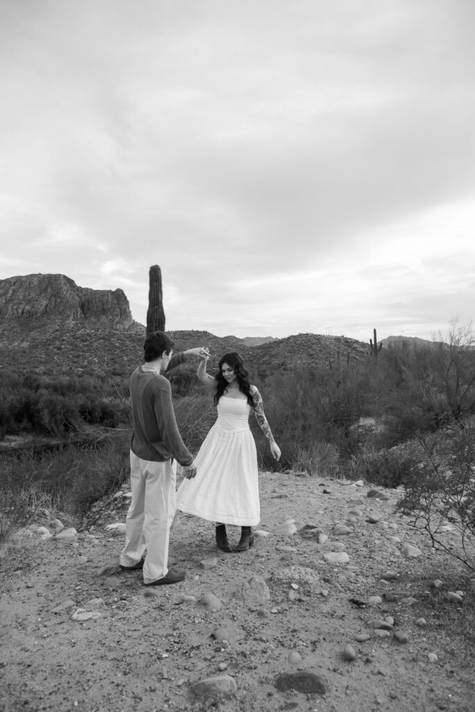 Salt River Engagement Session in Arizona