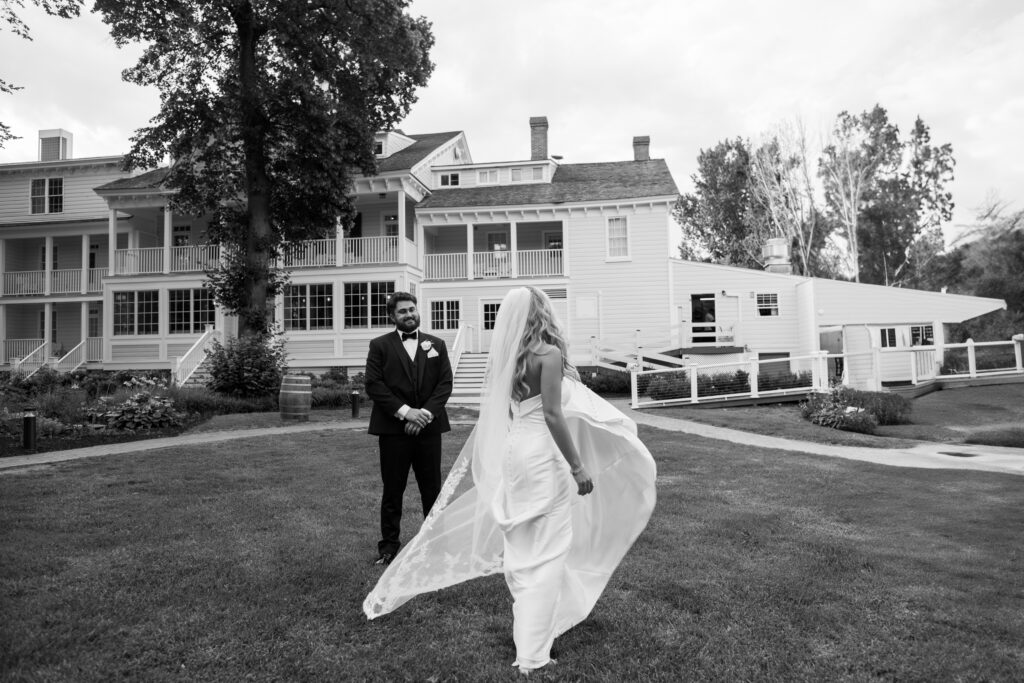 Why Trusting Your Photographer Matters. documentary black and white photo of bride dancing
