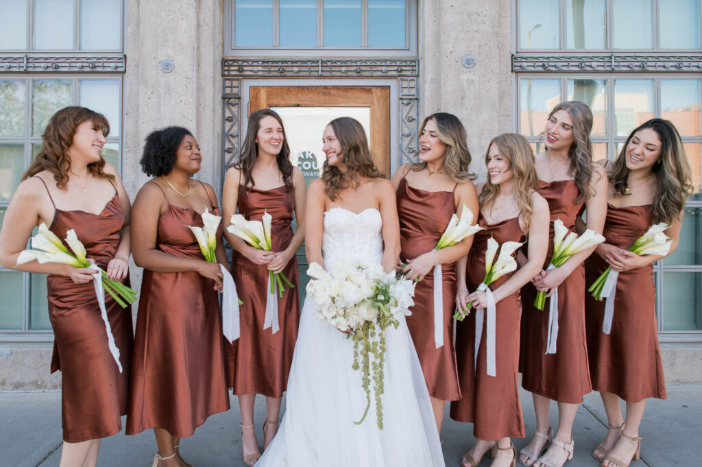 Bridal Party Wedding at The Icehouse in Downtown Phoenix