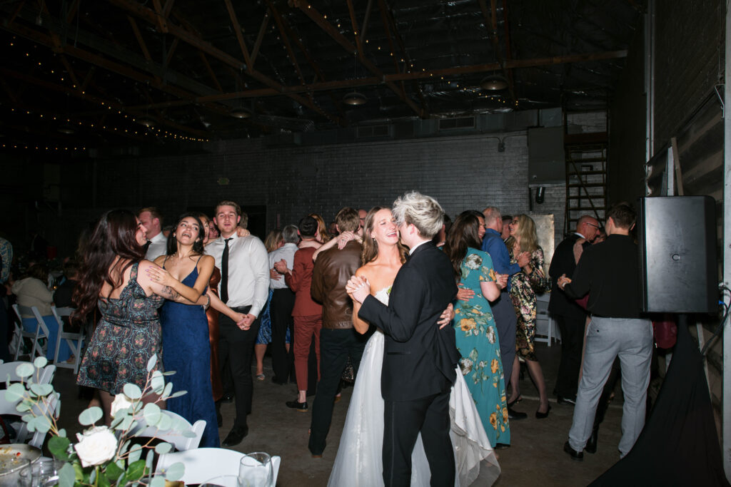 Reception at The Icehouse in Downtown Phoenix 