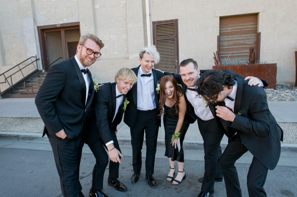 Bridal Party Wedding at The Icehouse in Downtown Phoenix