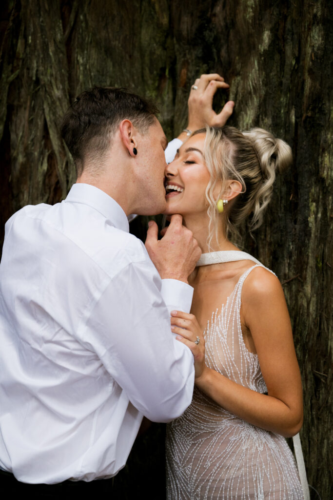 a non-traditional redwoods elopement