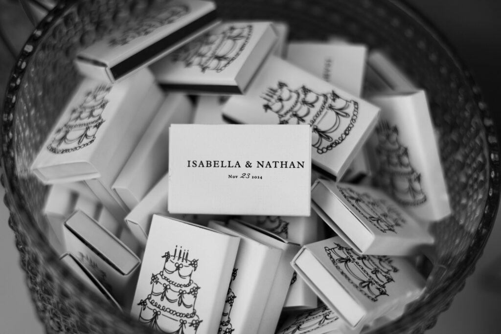 wedding details at Kingan Gardens