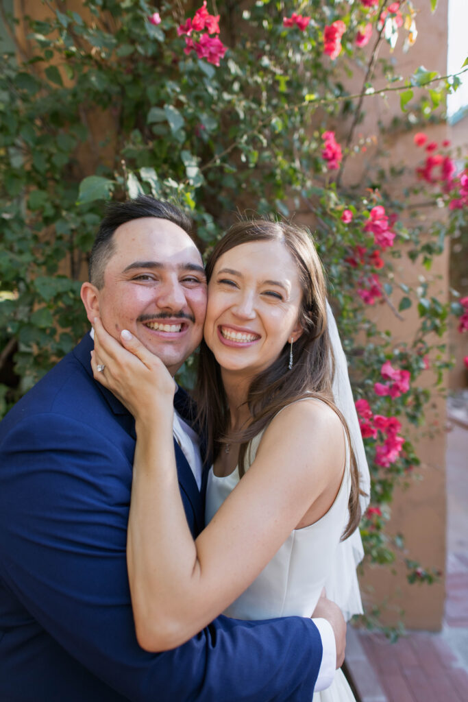 bride and groom portraits at Kingan Gardens