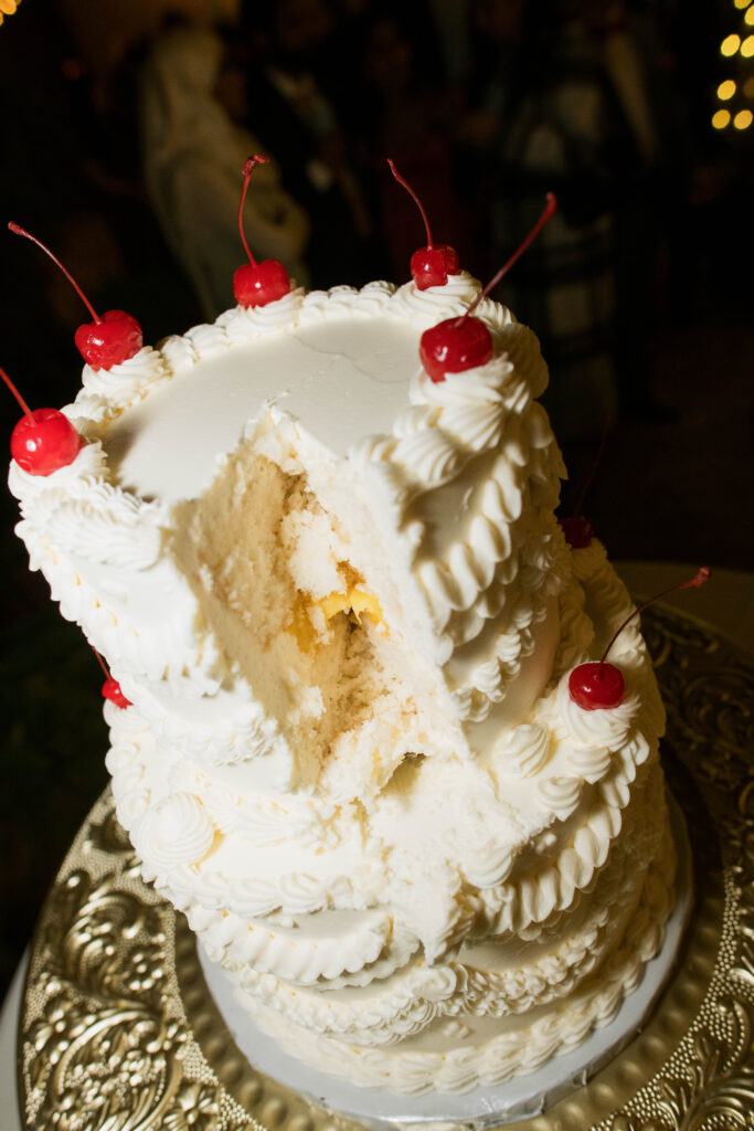 vintage wedding cake