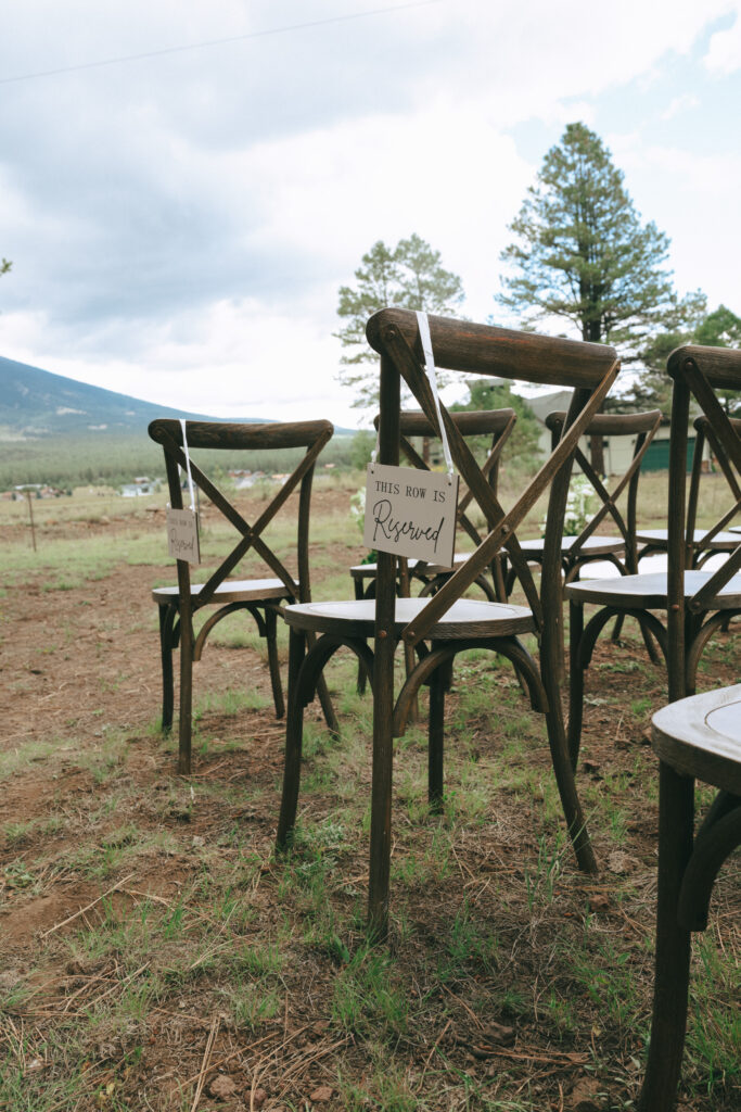 a timeless wedding in Flagstaff, Arizona