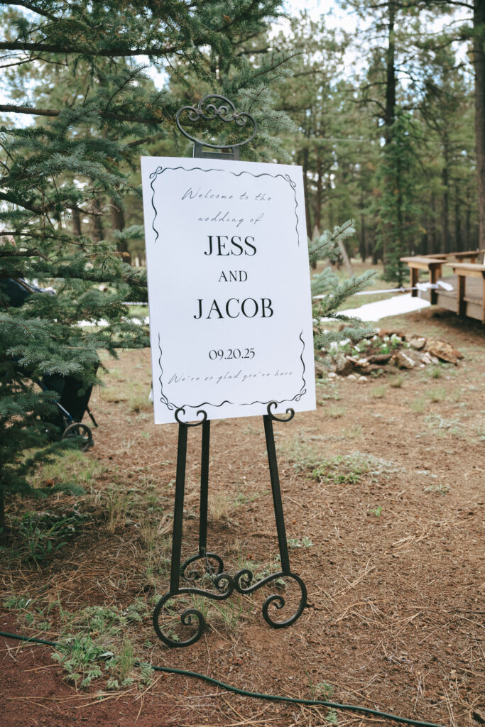 a timeless wedding in Flagstaff, Arizona